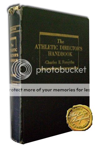 The Athletic Directors Handbook Charles Forsythe HB 1956