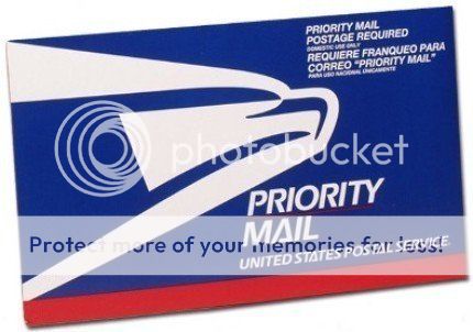 DOMESTIC USPS First Class or Priority Mail with delivery 